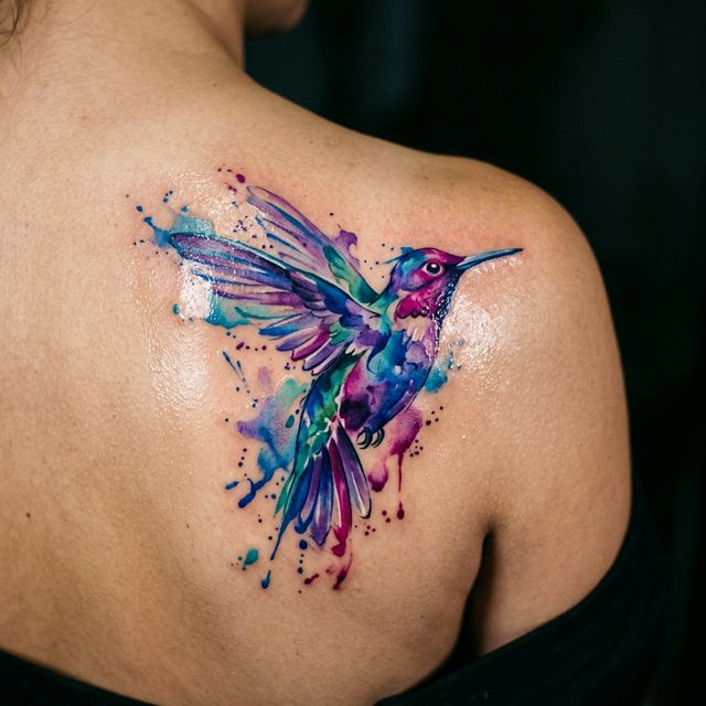 Tatuagem Aquarela